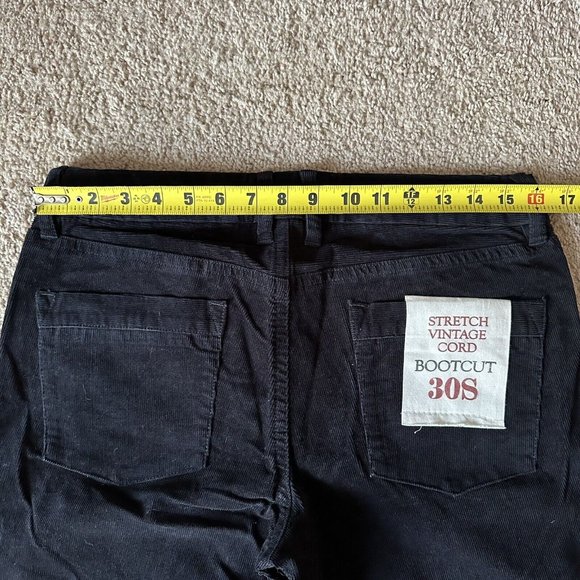J Crew Pants Womens 30S (32x31) Bootcut Corduroy Black NWT Mid Rise - Picture 8 of 14